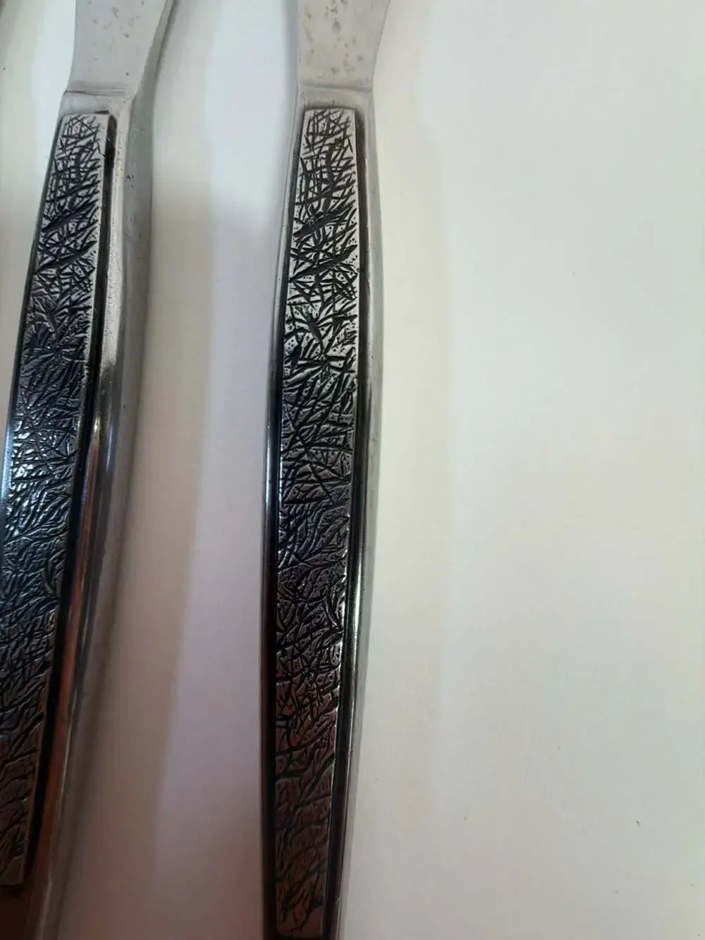 Set of 12 Vintage AS Stainless Japan Mid-Century Modern Dinner Knives